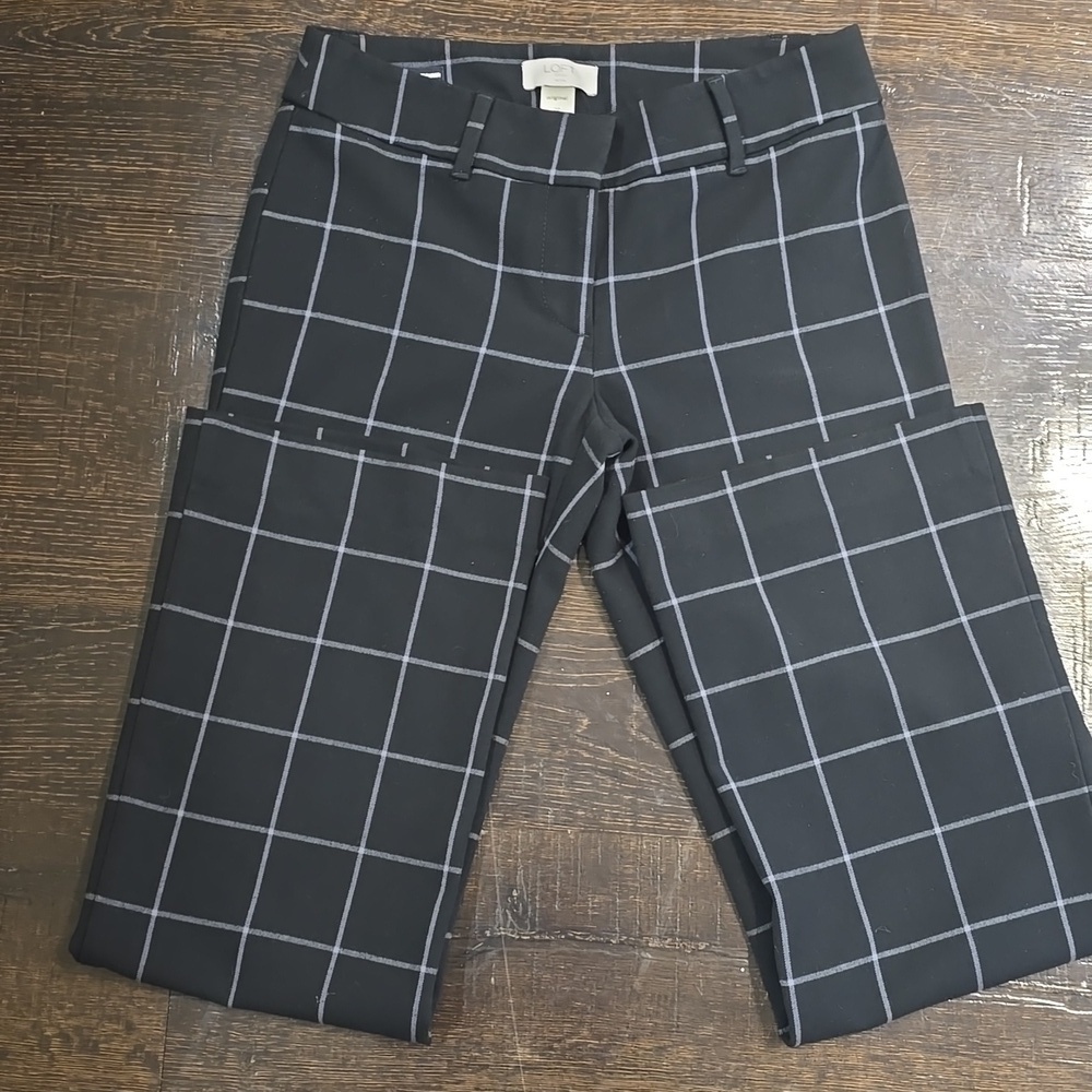 Loft Windowpane Original Dress Trouser - Picture 14 of 16